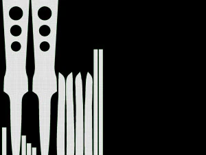 Coltello da lancio 01 Modello 3D