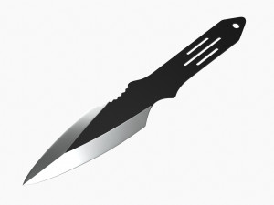 Throwing Knife 02 3D Model