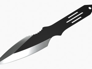 Throwing Knife 02 Model 3D