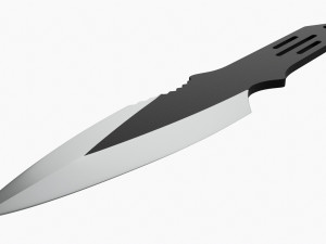 Throwing Knife 02 Model 3D