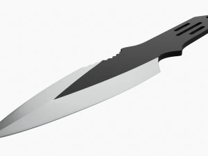 Throwing Knife 02 3D Model