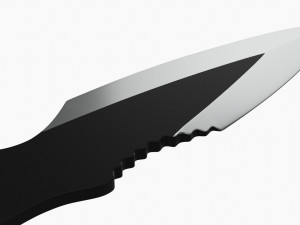 Throwing Knife 02 Model 3D