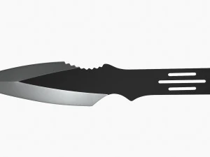Throwing Knife 02 3D Model
