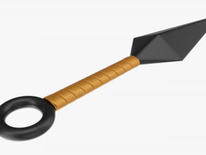 Coltello da lancio 03 Modello 3D