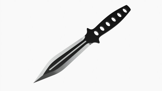 Throwing Knife 05 3Dモデル .c4d .max .obj .3ds .fbx .stl .blend 