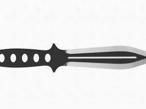 Throwing Knife 05 3D Model