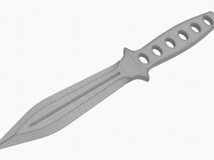 Throwing Knife 05 3D Model