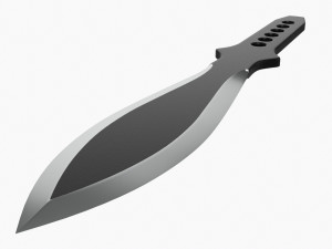 Throwing Knife 06 3D Model