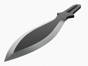 Throwing Knife 06 3D Model