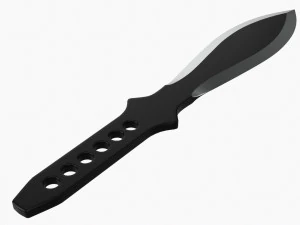 Throwing Knife 06 3D Model