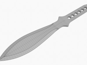 Throwing Knife 06 3D Model