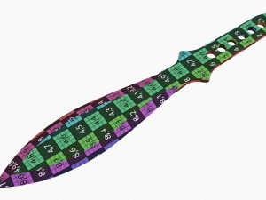 Throwing Knife 06 3D Model