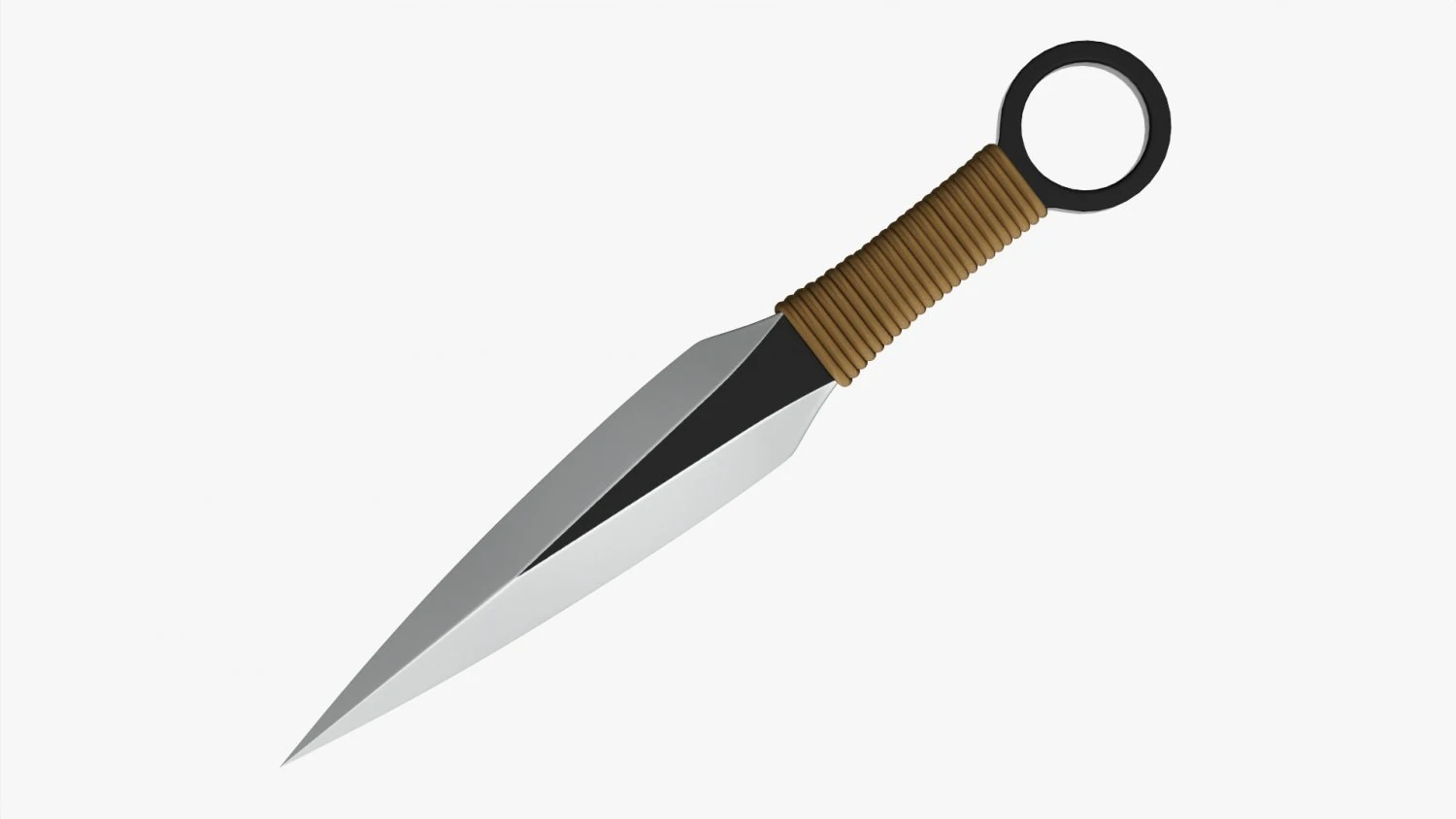 Throwing Knife 07 3D Model .c4d .max .obj .3ds .fbx .stl .blend 