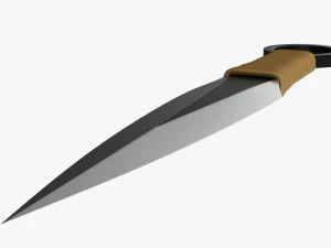 Throwing Knife 07 3D Model