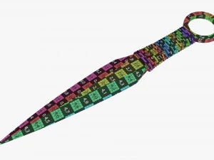 Throwing Knife 07 3D Model