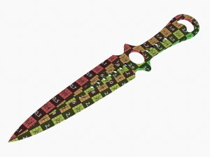 Throwing Knife 08 3D Model