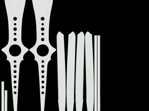 Throwing Knife 08 3D Model