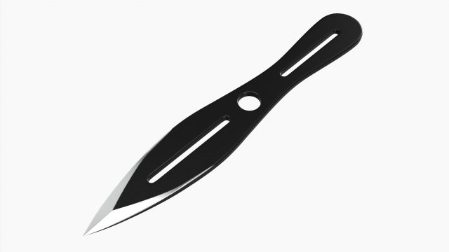 Throwing Knife 09 Modelo 3D .c4d .max .obj .3ds .fbx .stl .blend 
