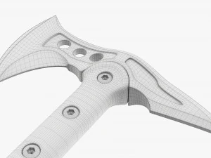 Tomahawk Axe Tactical 3D Model