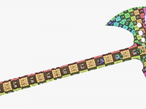 Tomahawk Axe Tactical Model 3D