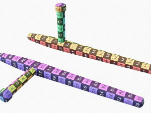 Tonfa Okinawa Wood 3D Model