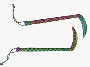 Two Competition Kamas 3D Model