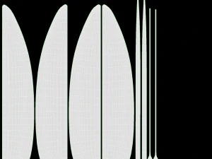 Two Competition Kamas 3D Model