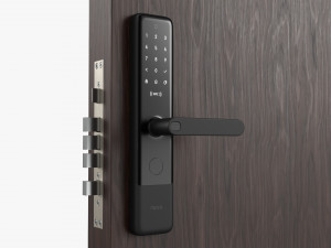 Xiaomi Aqara N200 Smart Door Lock Black 3D Model
