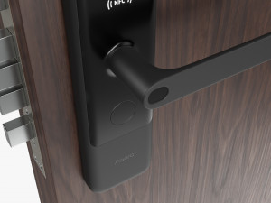 Xiaomi Aqara N200 Smart Door Lock Black 3D Model