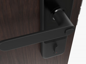 Xiaomi Aqara N200 Smart Door Lock Black 3D Model