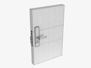 Xiaomi Aqara N200 Smart Door Lock Black 3D Model