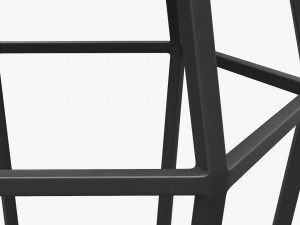 Bar Chair Hexagonal 01 Model 3D