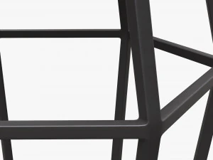 Bar Chair Hexagonal 01 3D Model