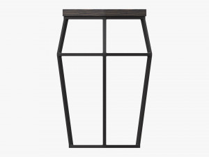 Bar Chair Hexagonal 01 Model 3D