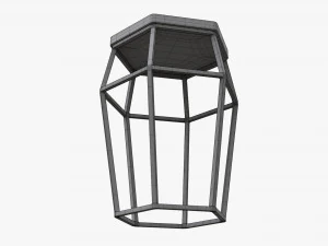 Bar Chair Hexagonal 01 3D Model