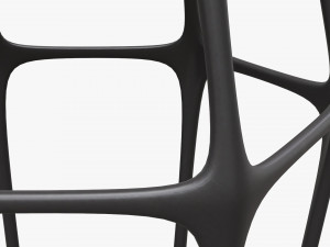 Bar Chair Hexagonal 02 Model 3D