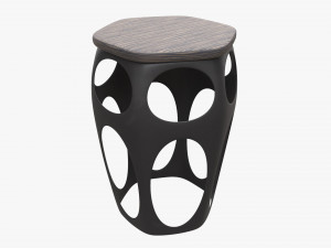 Bar Chair Hexagonal 03 Modelo 3D
