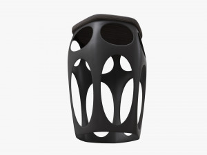 Bar Chair Hexagonal 03 Modello 3D