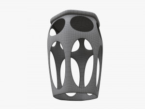 Bar Chair Hexagonal 03 Modello 3D