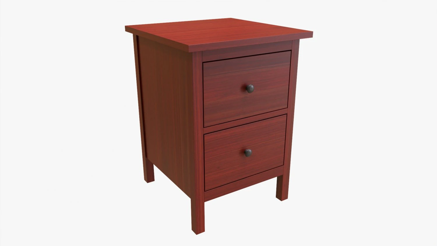 Bedside Table 01 3D Model .c4d .max .obj .3ds .fbx .stl .blend 