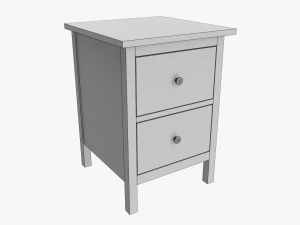 Bedside Table 01 3D Model