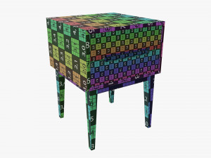 Bedside Table 04 3D 모델