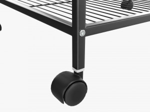 Bird Cage Large With Stand On Wheels Model 3D