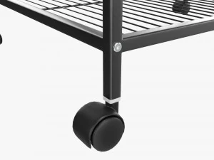 Bird Cage Large With Stand On Wheels 3D Model