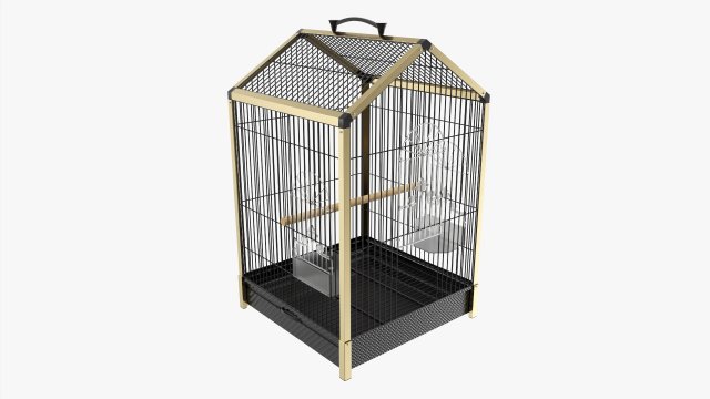 Bird Carrier Travel Cage 3D