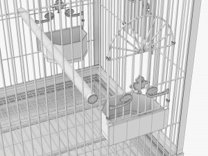 Bird Carrier Travel Cage 3Dモデル