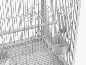 Bird Carrier Travel Cage 3Dモデル