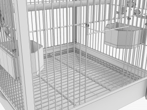 Bird Carrier Travel Cage 3Dモデル