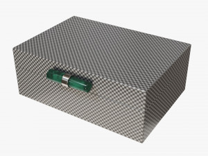 Box With Malachite Stone 3D-Modell