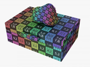 Box With Malachite Stone 3D-Modell